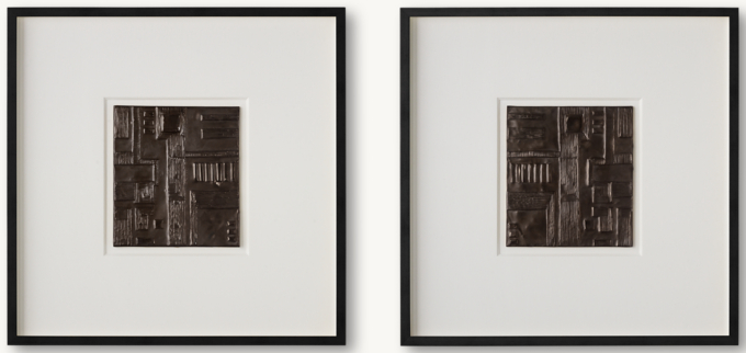 Repousse Wall Art I-II
