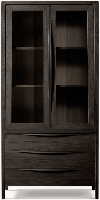 Gael Oak Sideboard & Hutch