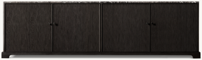 Shown in Black Oak/Black Emperador Marble.