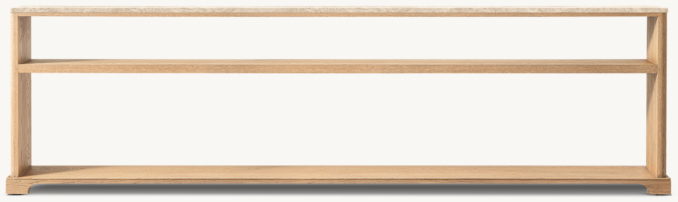Shown in Light Oak/Crema Emperador Marble.