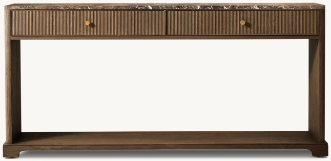 Shown in Brown Oak/Brown Emperador Marble.