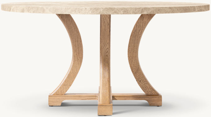 Genevieve Emperador Round Dining Table