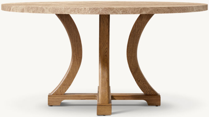 Genevieve Emperador Round Dining Table