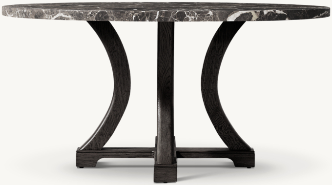 Genevieve Emperador Round Dining Table