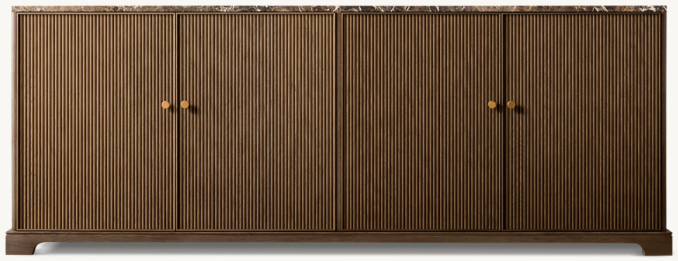 Shown in Brown Oak/Brown Emperador Marble.