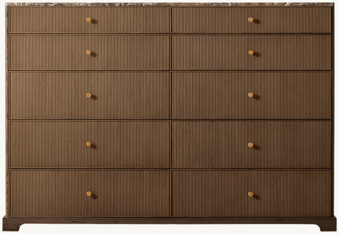 Shown in Brown Oak/Brown Emperador Marble.