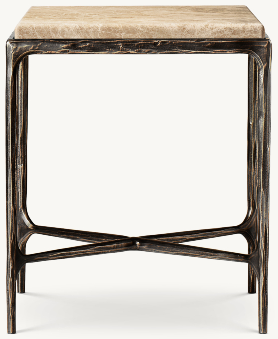 Thaddeus Marble Square Side Table