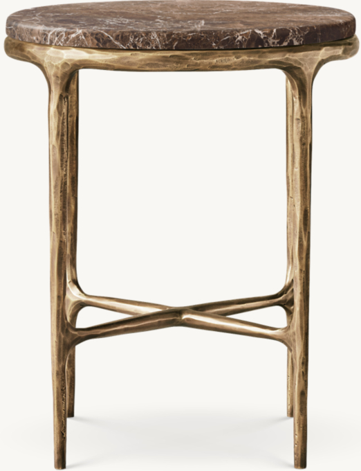 Thaddeus Marble Round Side Table
