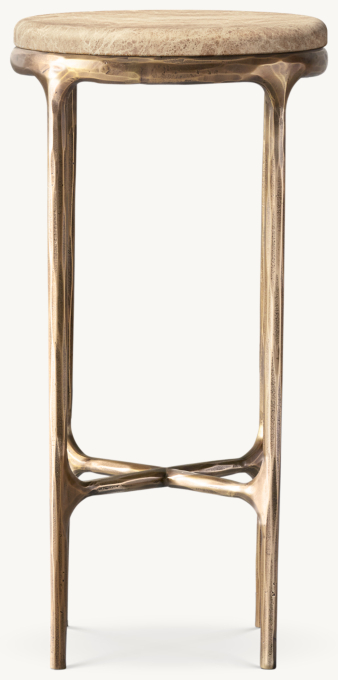 Thaddeus Marble Round Drink Table