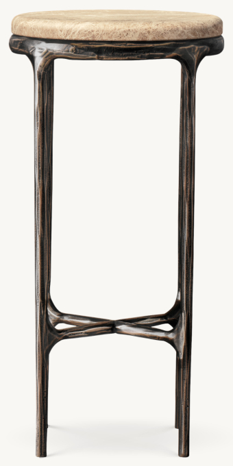 Thaddeus Marble Round Drink Table