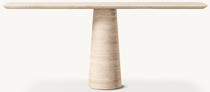Shown in Italian Classico Travertine.