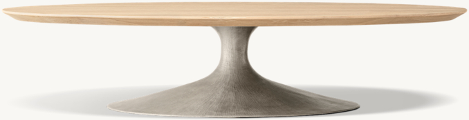 Front view of Aero Oval Coffee Table 