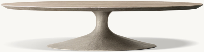 Front view of Aero Oval Coffee Table 