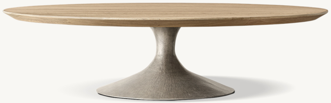 Front view of Aero Round Coffee Table 