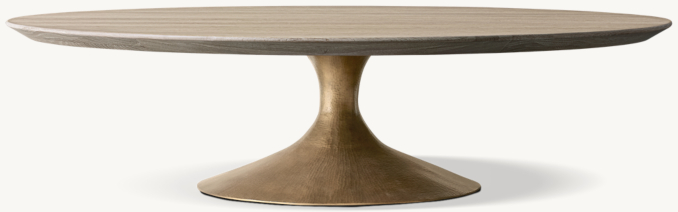 Front view of Aero Round Coffee Table 