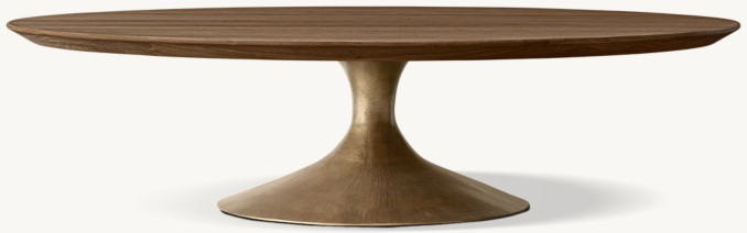 Front view of Aero Round Coffee Table 
