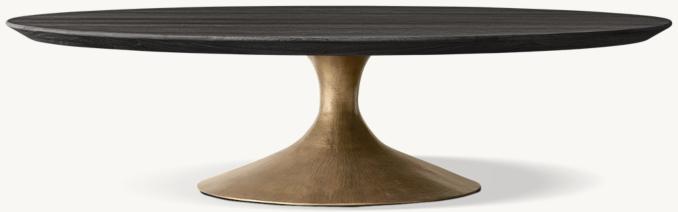 Front view of Aero Round Coffee Table 