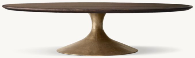 Front view of Aero Round Coffee Table 