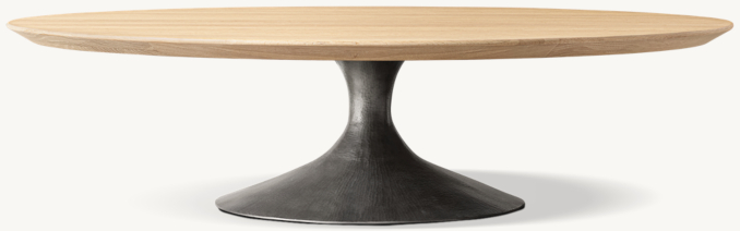 Front view of Aero Round Coffee Table 