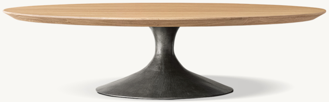 Front view of Aero Round Coffee Table 