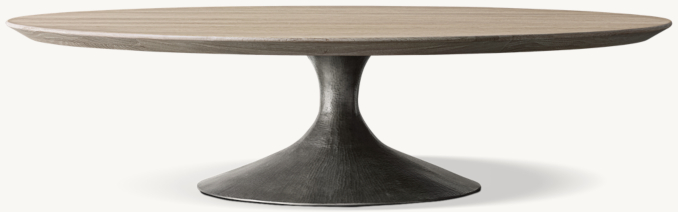 Front view of Aero Round Coffee Table 
