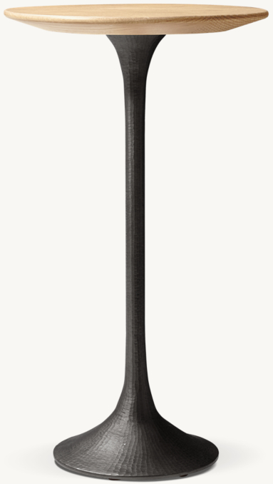 Front view of Aero Round Side Table 