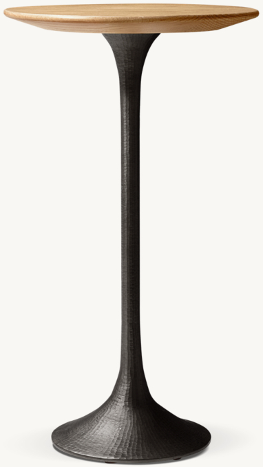 Front view of Aero Round Side Table 