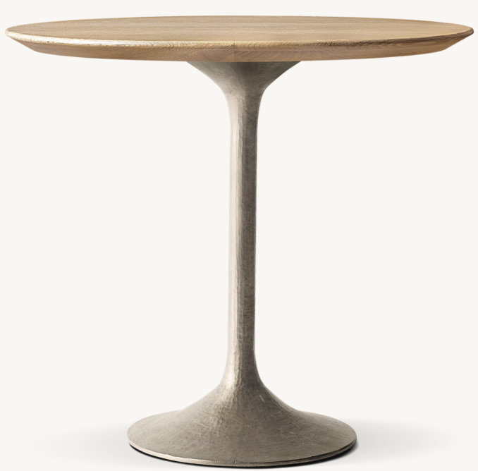 Front view of Aero Round Drink Table 