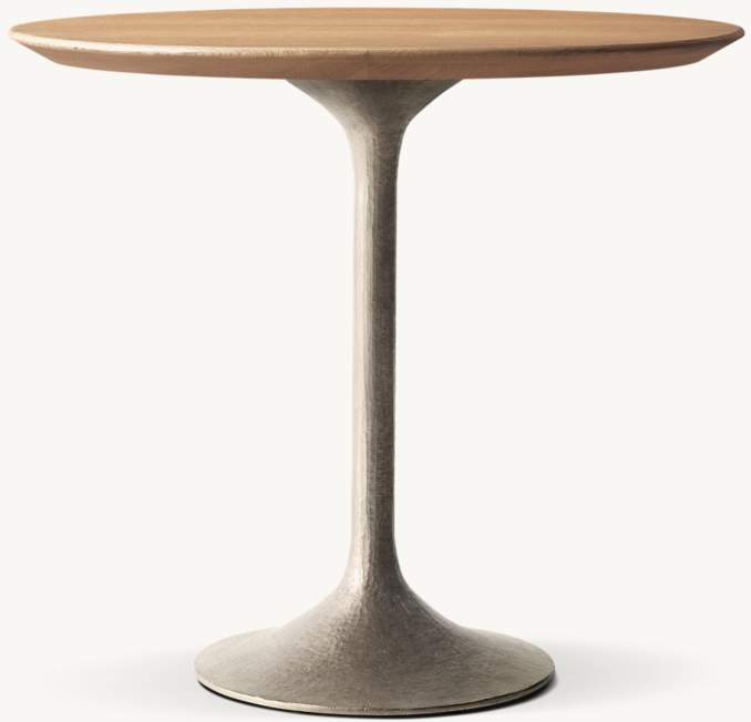 Front view of Aero Round Drink Table 