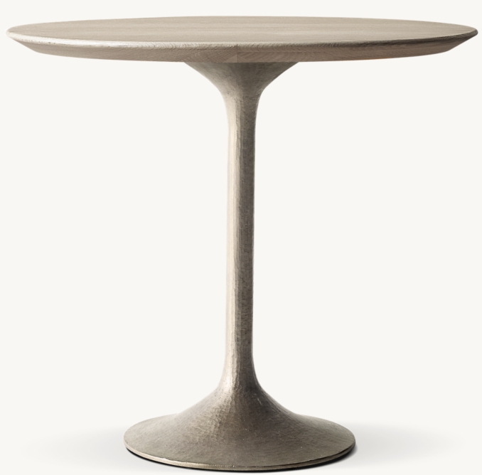 Front view of Aero Round Drink Table 