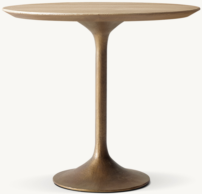 Front view of Aero Round Drink Table 
