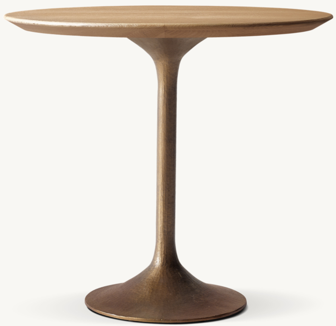 Front view of Aero Round Drink Table 