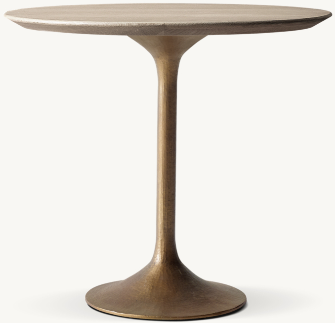 Front view of Aero Round Drink Table 