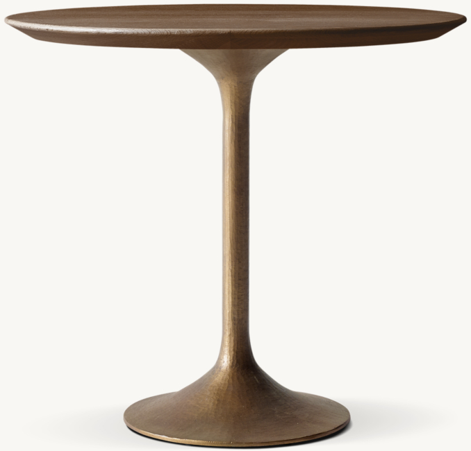Front view of Aero Round Drink Table 