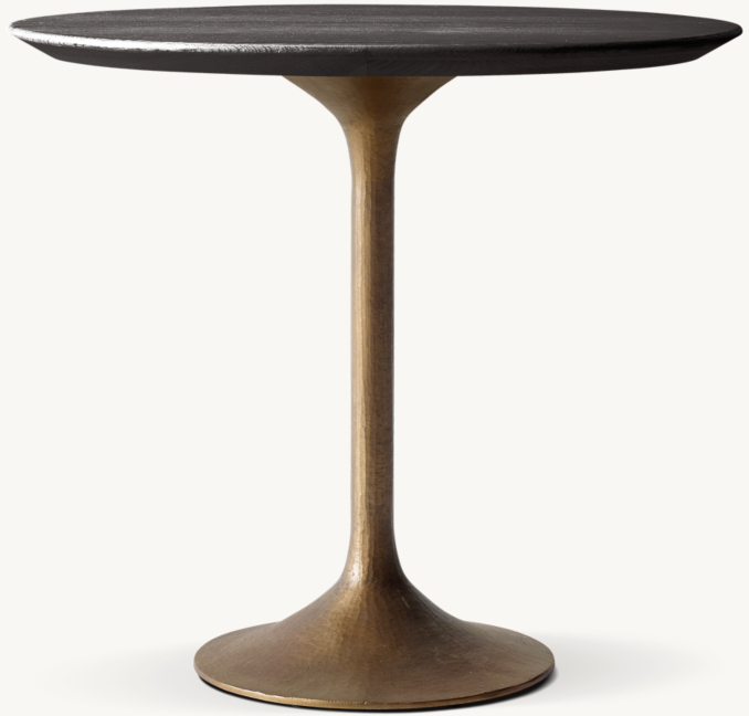 Front view of Aero Round Drink Table 