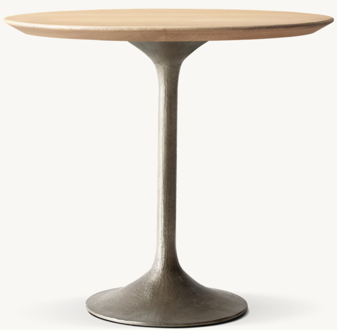 Front view of Aero Round Drink Table 