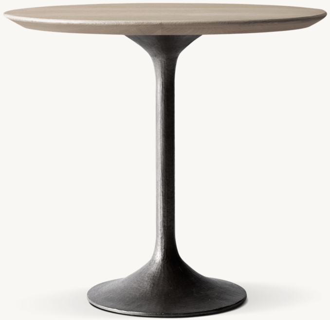 Front view of Aero Round Drink Table 