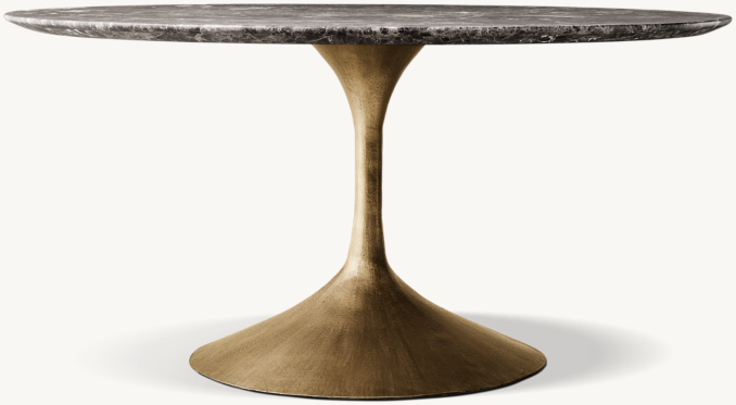 Shown in Black Emperador Marble/Antiqued Brass.
