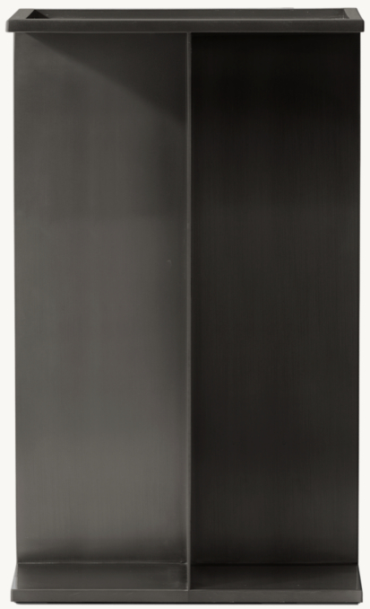 Front view of Cullen Metal Square Drink Table 