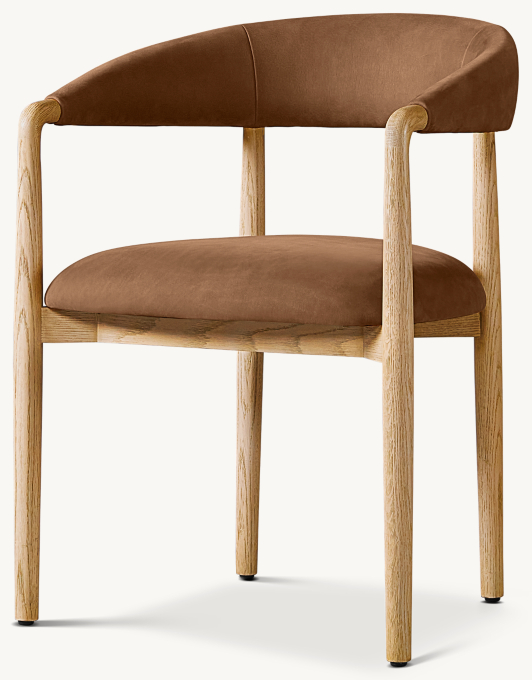 Alvaro Leather Dining Armchair
