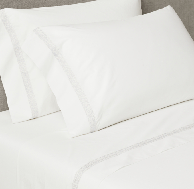 Eléa Hand-Embroidered Sheet Set