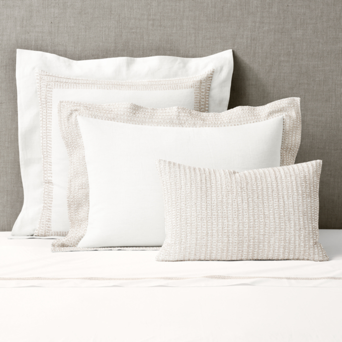 Eléa Hand-Embroidered Sham