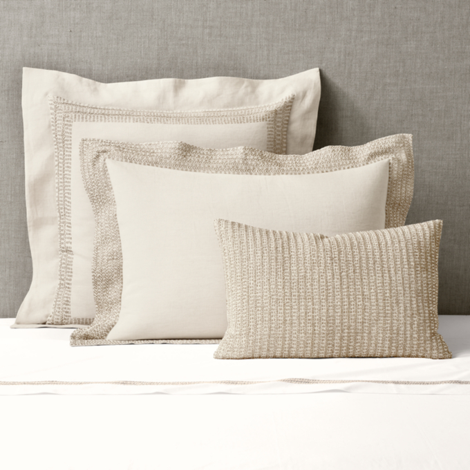 Eléa Hand-Embroidered Sham