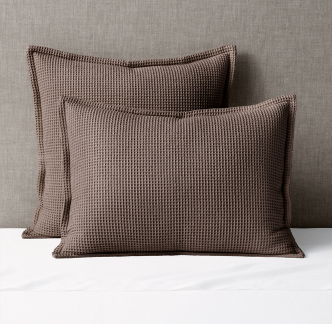 Organic Cotton Waffle-weave Sham