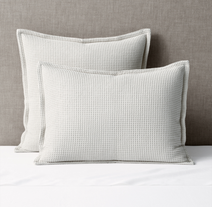 Organic Cotton Waffle-weave Sham
