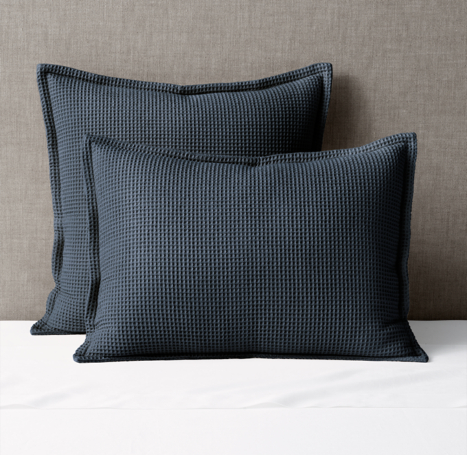 Organic Cotton Waffle-weave Sham