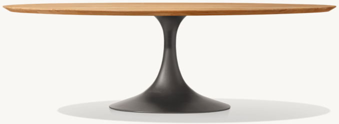 Aero Teak Oval Dining Table