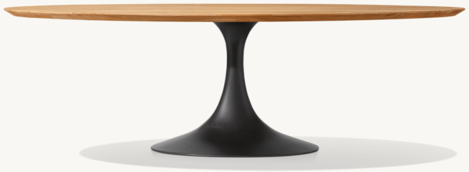Aero Teak Oval Dining Table