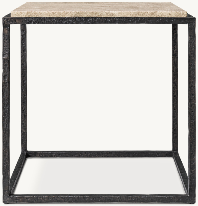 Salvador Stone Square Side Table