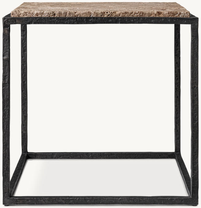 Salvador Stone Square Side Table